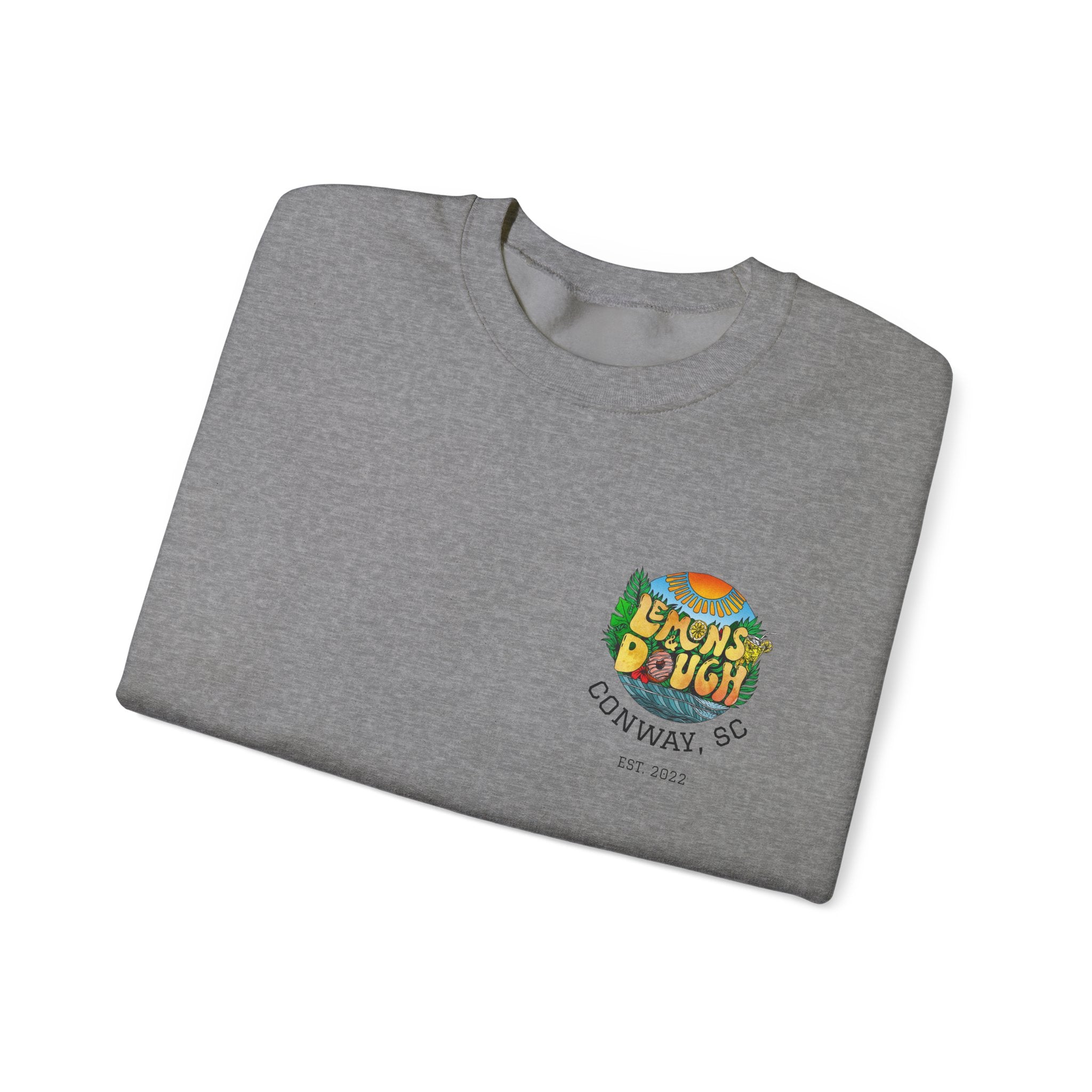 Tropical Vibe Sweatshirt, Unisex Crewneck, Perfect for Summer, Cozy Gift for Friends, Ideal for Casual Outings, Unique Graphic Tee