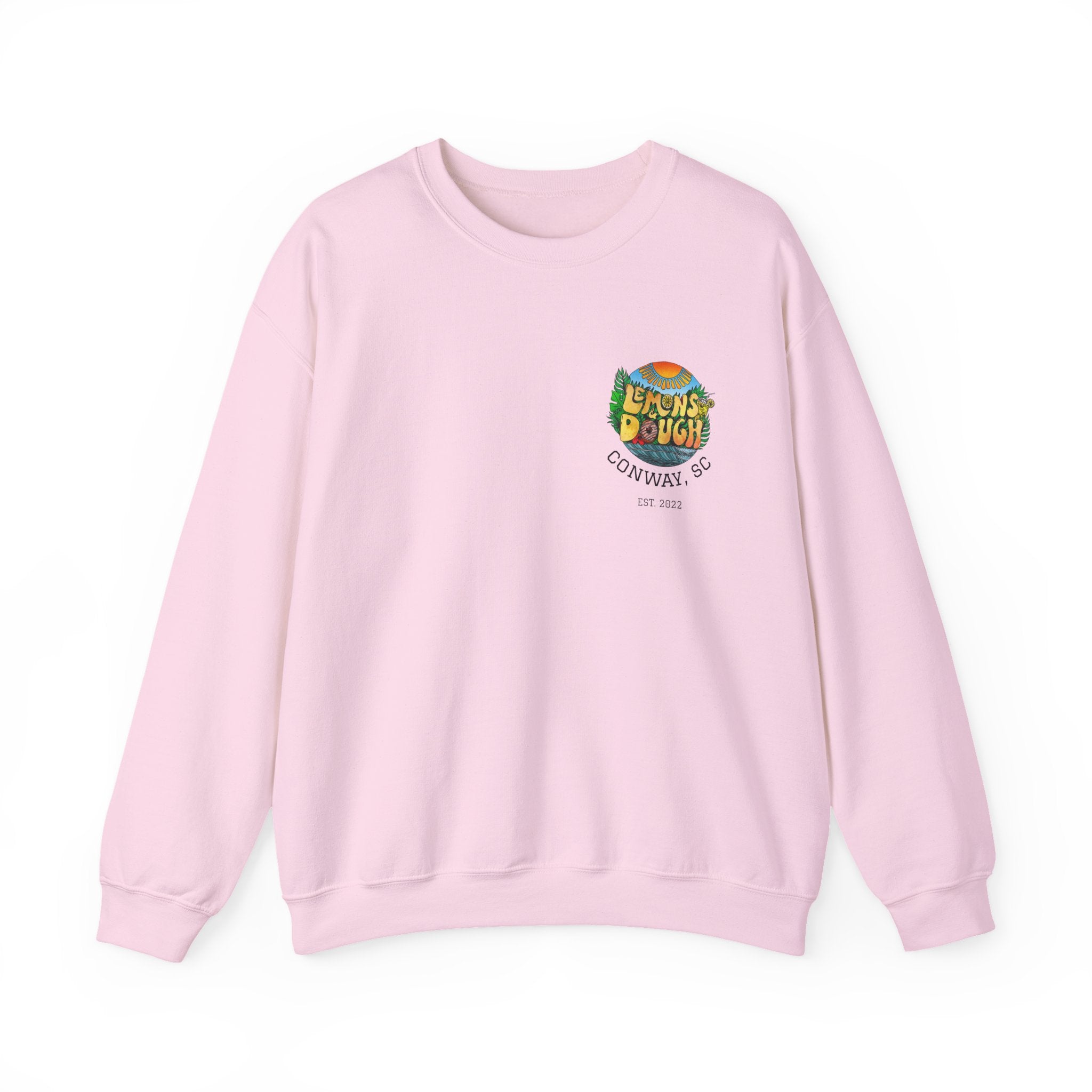 Tropical Vibe Sweatshirt, Unisex Crewneck, Perfect for Summer, Cozy Gift for Friends, Ideal for Casual Outings, Unique Graphic Tee