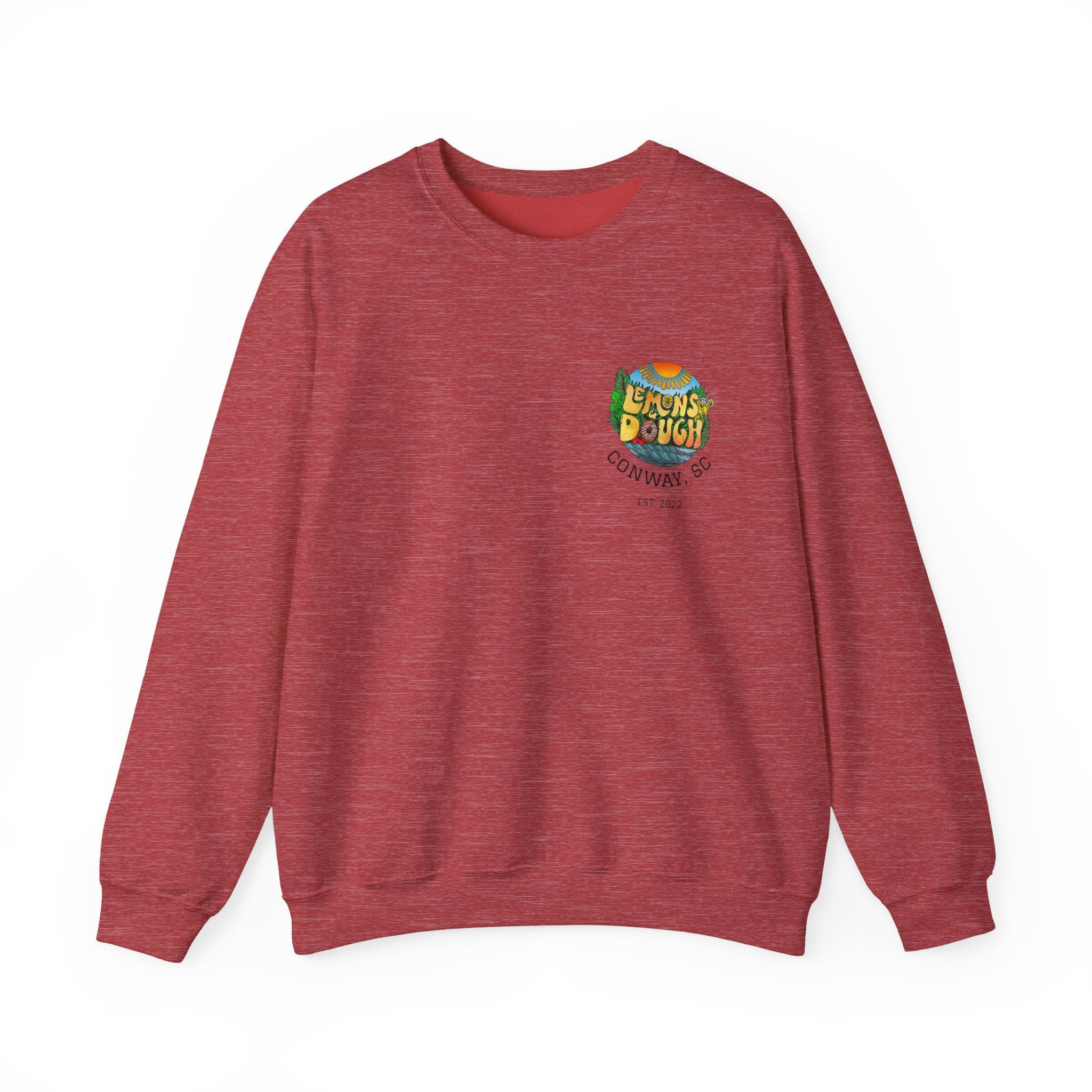 Tropical Vibe Sweatshirt, Unisex Crewneck, Perfect for Summer, Cozy Gift for Friends, Ideal for Casual Outings, Unique Graphic Tee
