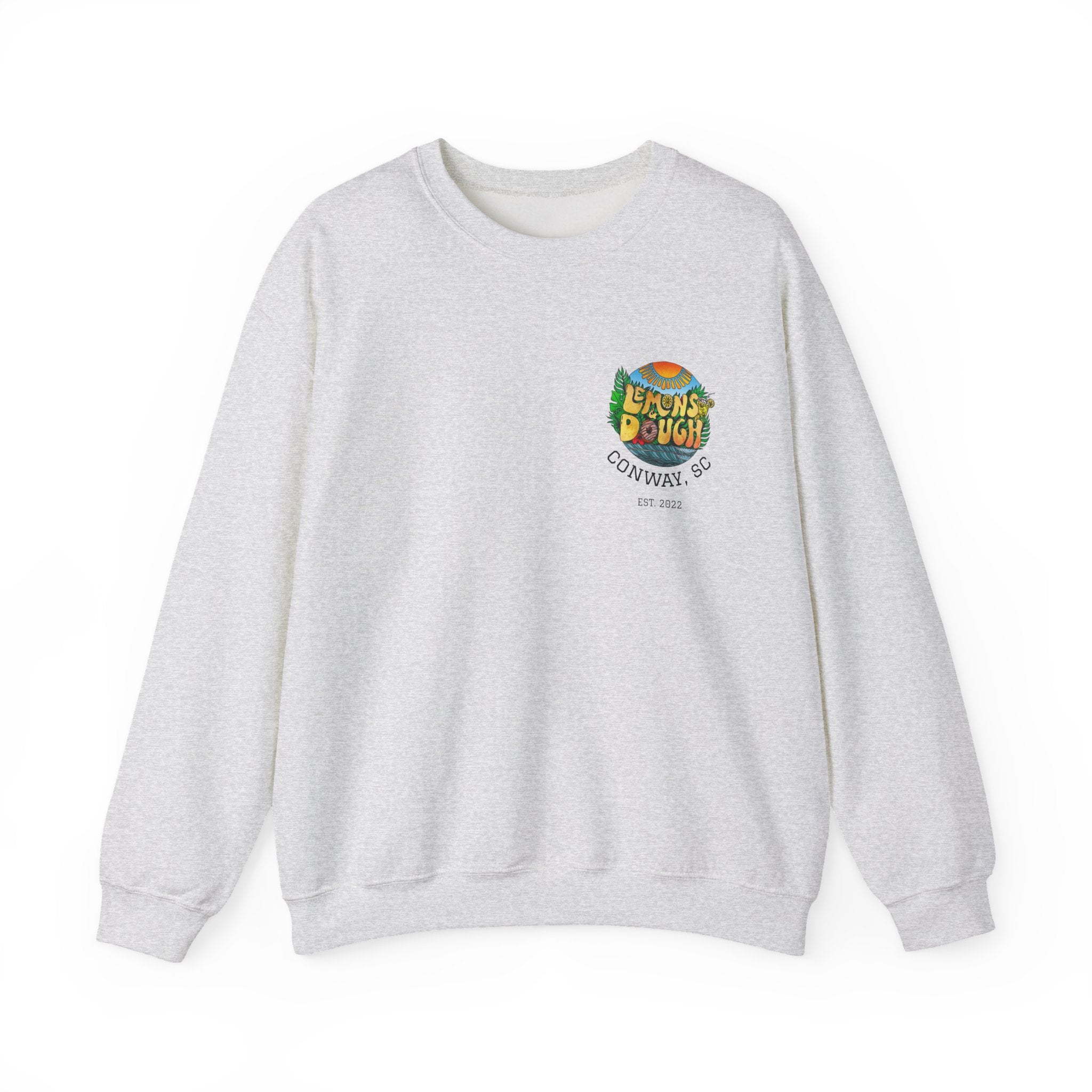 Tropical Vibe Sweatshirt, Unisex Crewneck, Perfect for Summer, Cozy Gift for Friends, Ideal for Casual Outings, Unique Graphic Tee