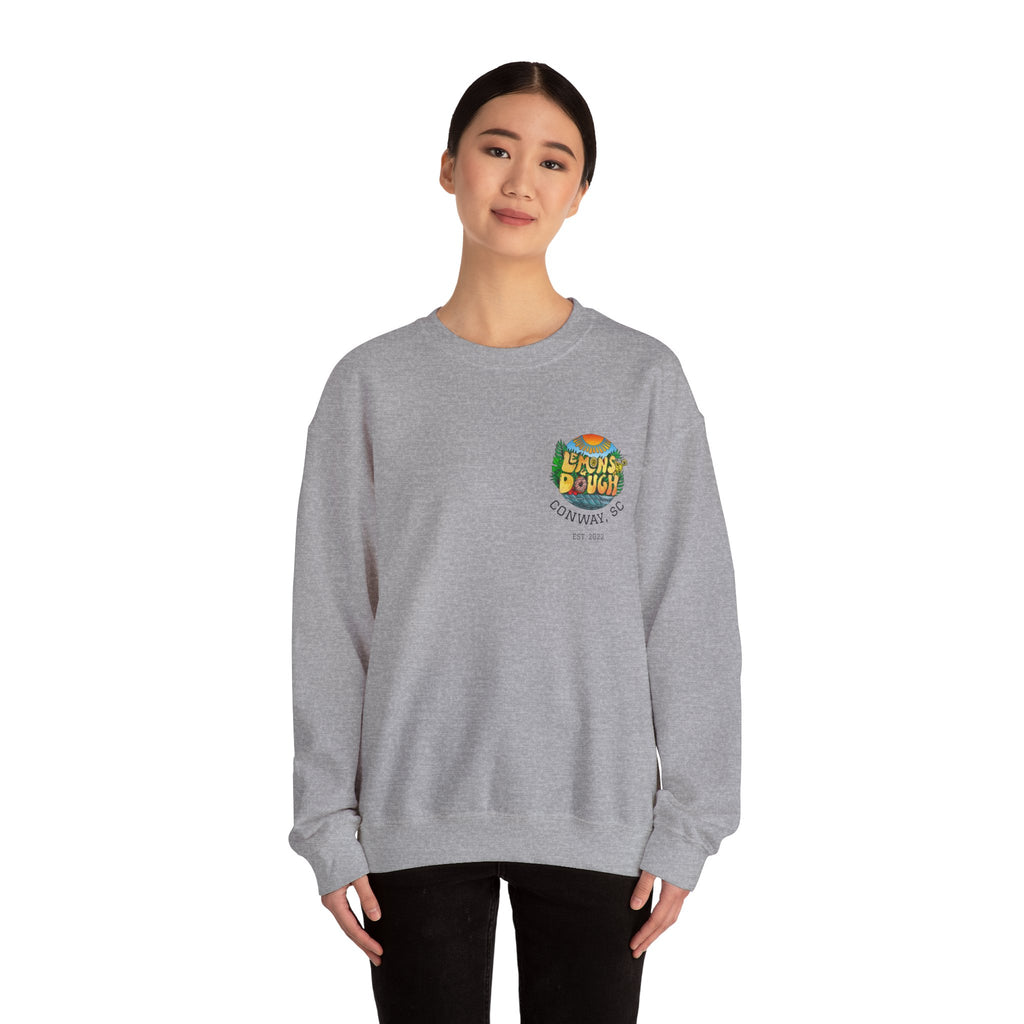 Tropical Vibe Sweatshirt, Unisex Crewneck, Perfect for Summer, Cozy Gift for Friends, Ideal for Casual Outings, Unique Graphic Tee