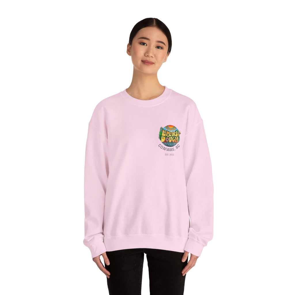 Tropical Vibe Sweatshirt, Unisex Crewneck, Perfect for Summer, Cozy Gift for Friends, Ideal for Casual Outings, Unique Graphic Tee