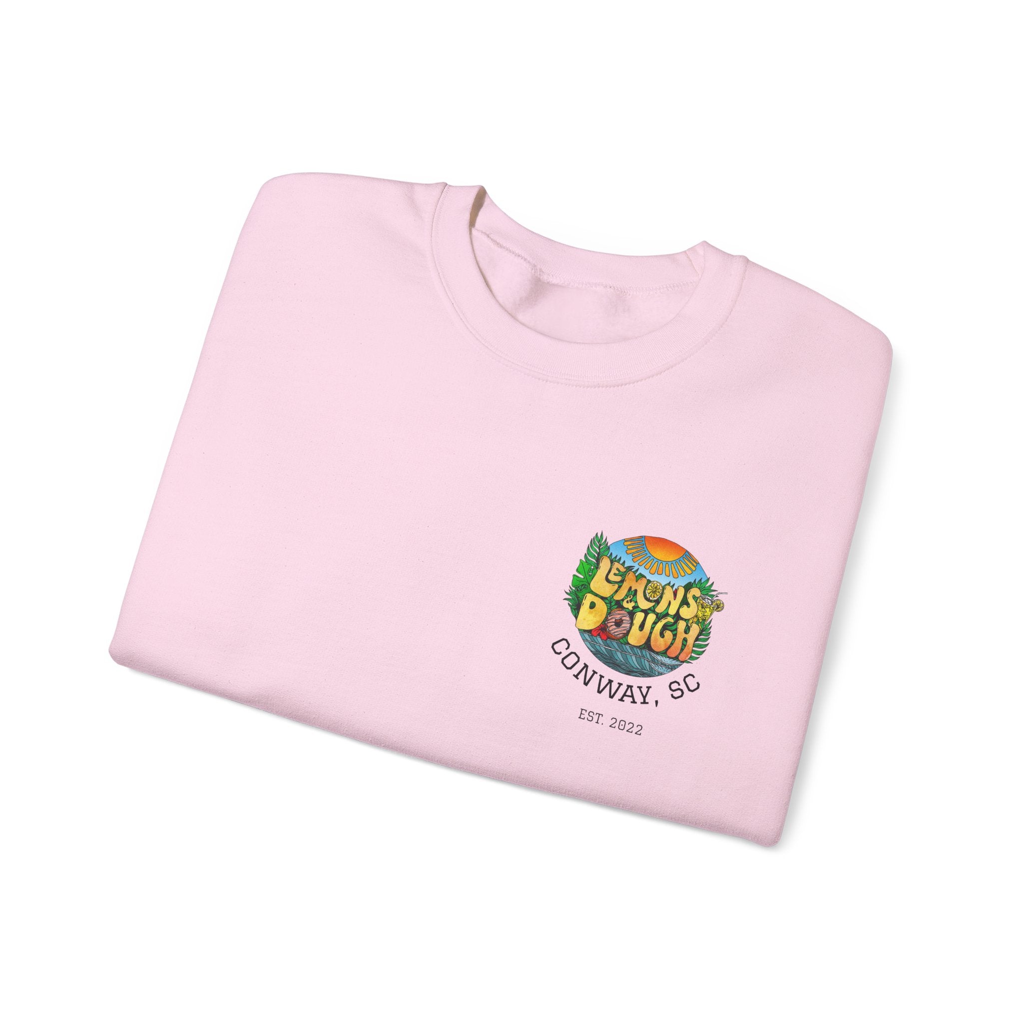 Tropical Vibe Sweatshirt, Unisex Crewneck, Perfect for Summer, Cozy Gift for Friends, Ideal for Casual Outings, Unique Graphic Tee