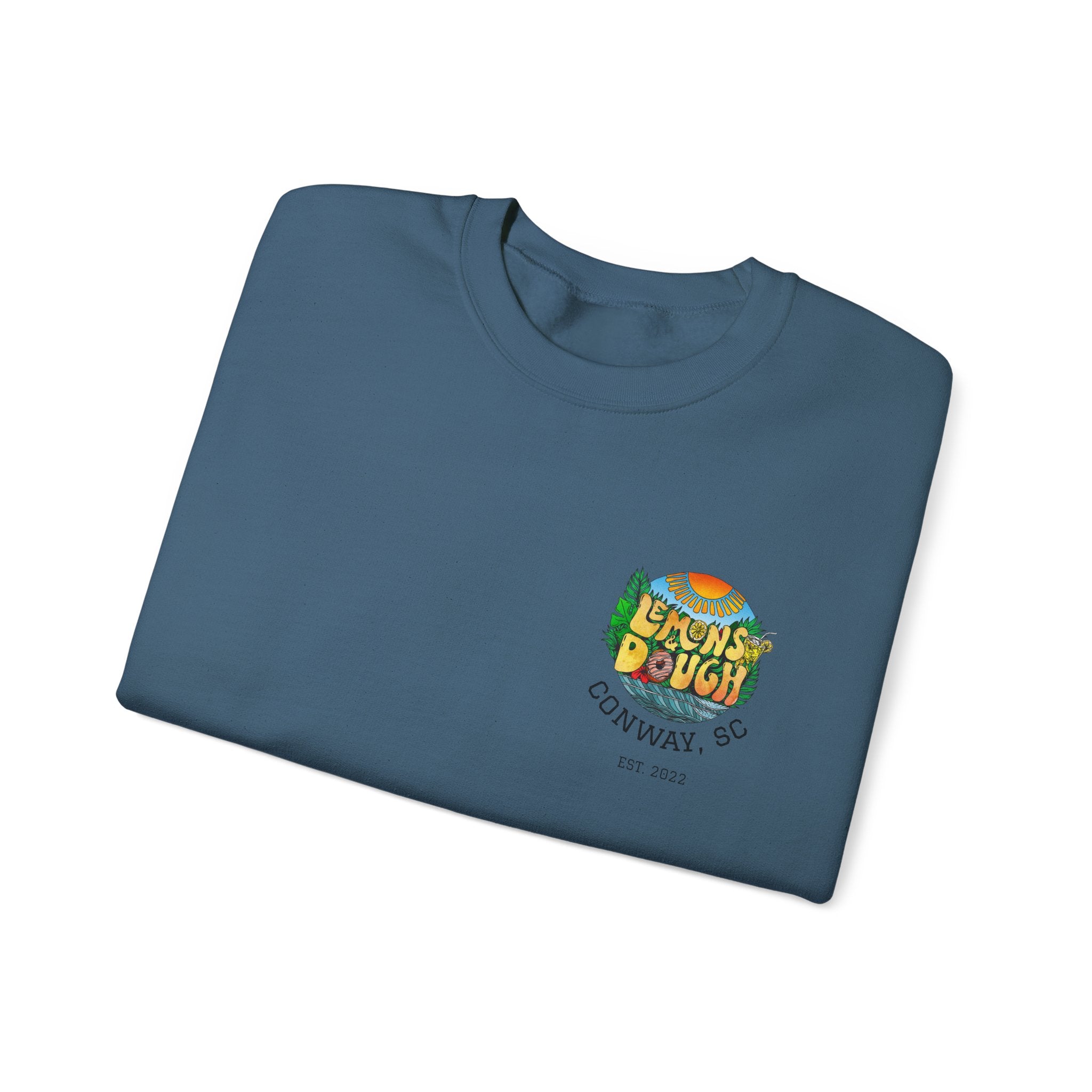 Tropical Vibe Sweatshirt, Unisex Crewneck, Perfect for Summer, Cozy Gift for Friends, Ideal for Casual Outings, Unique Graphic Tee