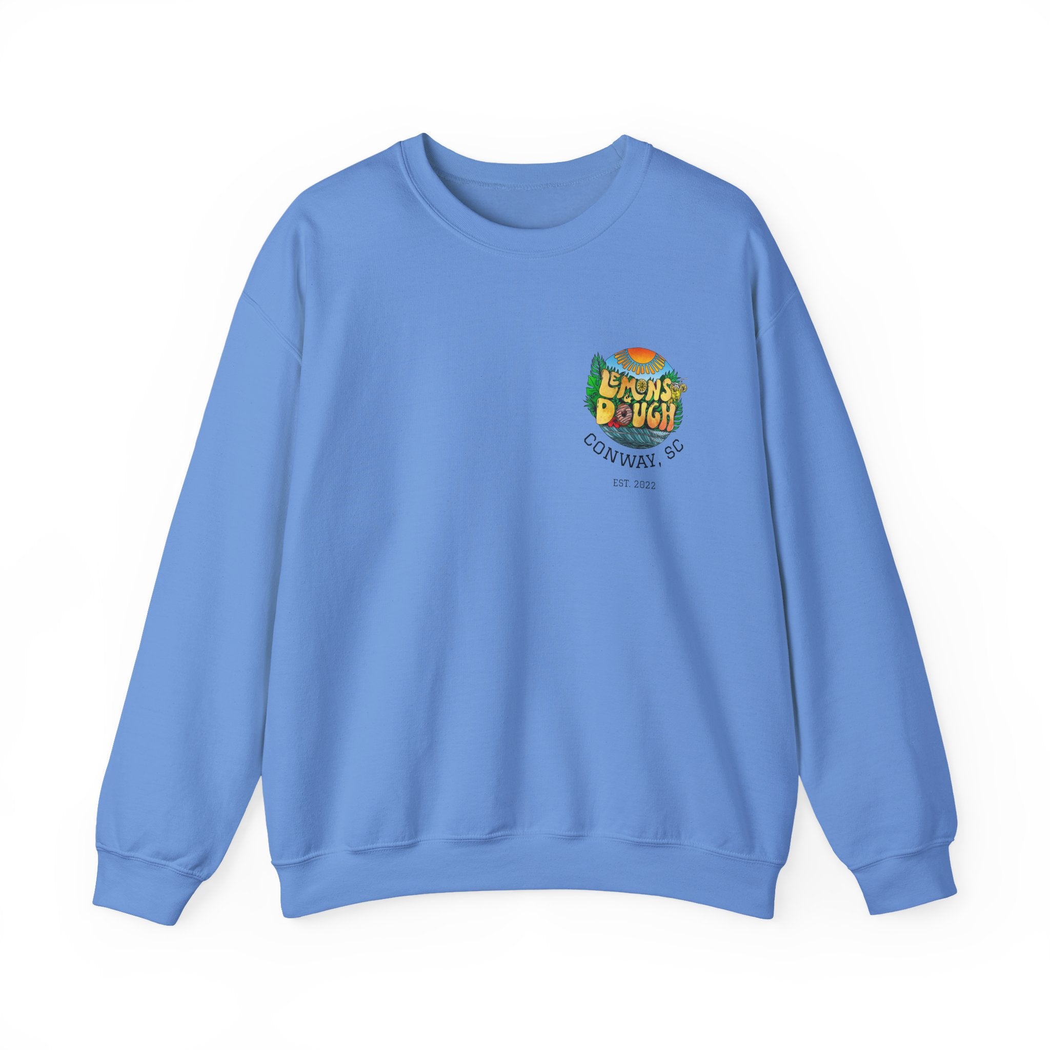 Tropical Vibe Sweatshirt, Unisex Crewneck, Perfect for Summer, Cozy Gift for Friends, Ideal for Casual Outings, Unique Graphic Tee