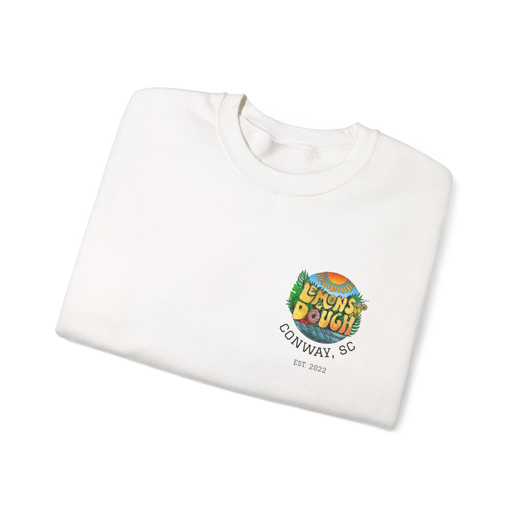 Tropical Vibe Sweatshirt, Unisex Crewneck, Perfect for Summer, Cozy Gift for Friends, Ideal for Casual Outings, Unique Graphic Tee
