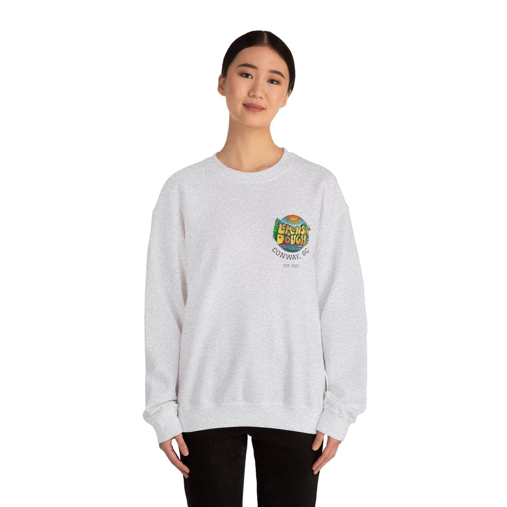Tropical Vibe Sweatshirt, Unisex Crewneck, Perfect for Summer, Cozy Gift for Friends, Ideal for Casual Outings, Unique Graphic Tee