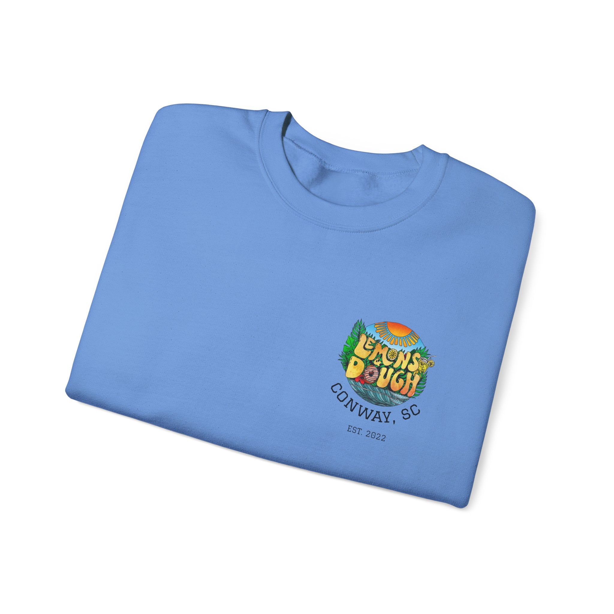 Tropical Vibe Sweatshirt, Unisex Crewneck, Perfect for Summer, Cozy Gift for Friends, Ideal for Casual Outings, Unique Graphic Tee