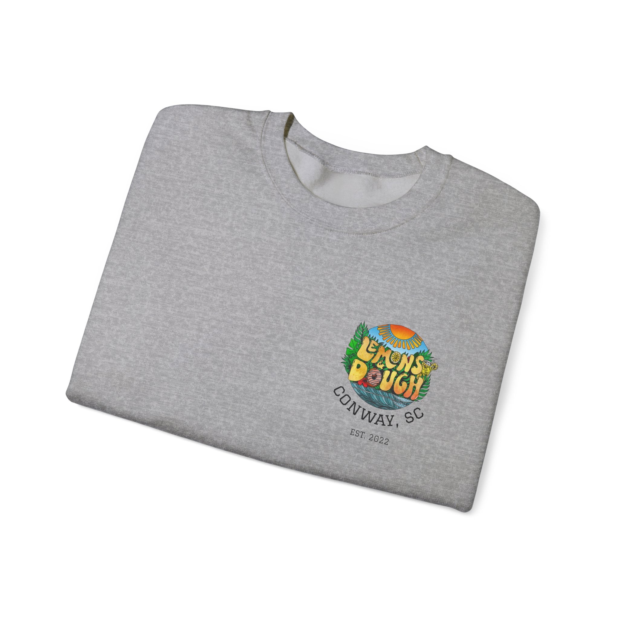 Tropical Vibe Sweatshirt, Unisex Crewneck, Perfect for Summer, Cozy Gift for Friends, Ideal for Casual Outings, Unique Graphic Tee
