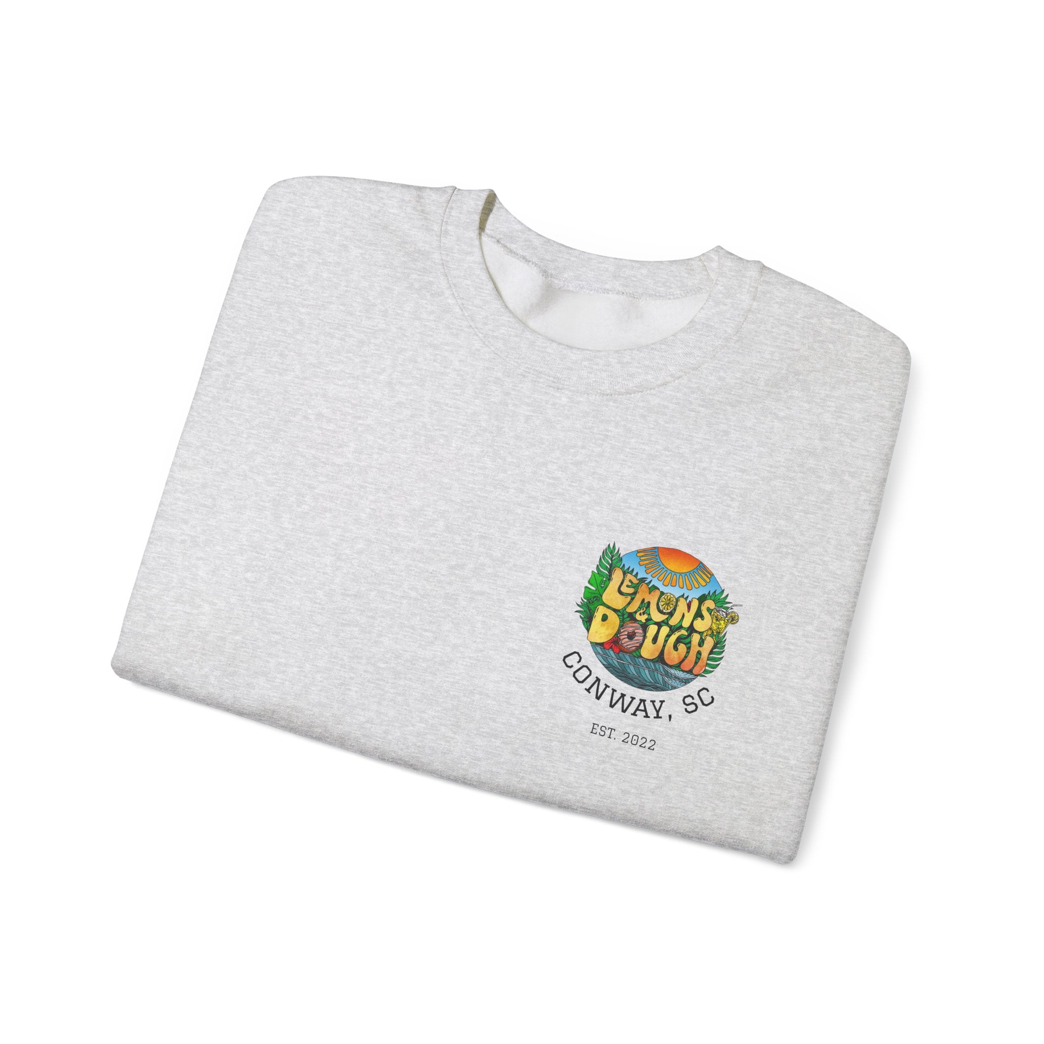 Tropical Vibe Sweatshirt, Unisex Crewneck, Perfect for Summer, Cozy Gift for Friends, Ideal for Casual Outings, Unique Graphic Tee