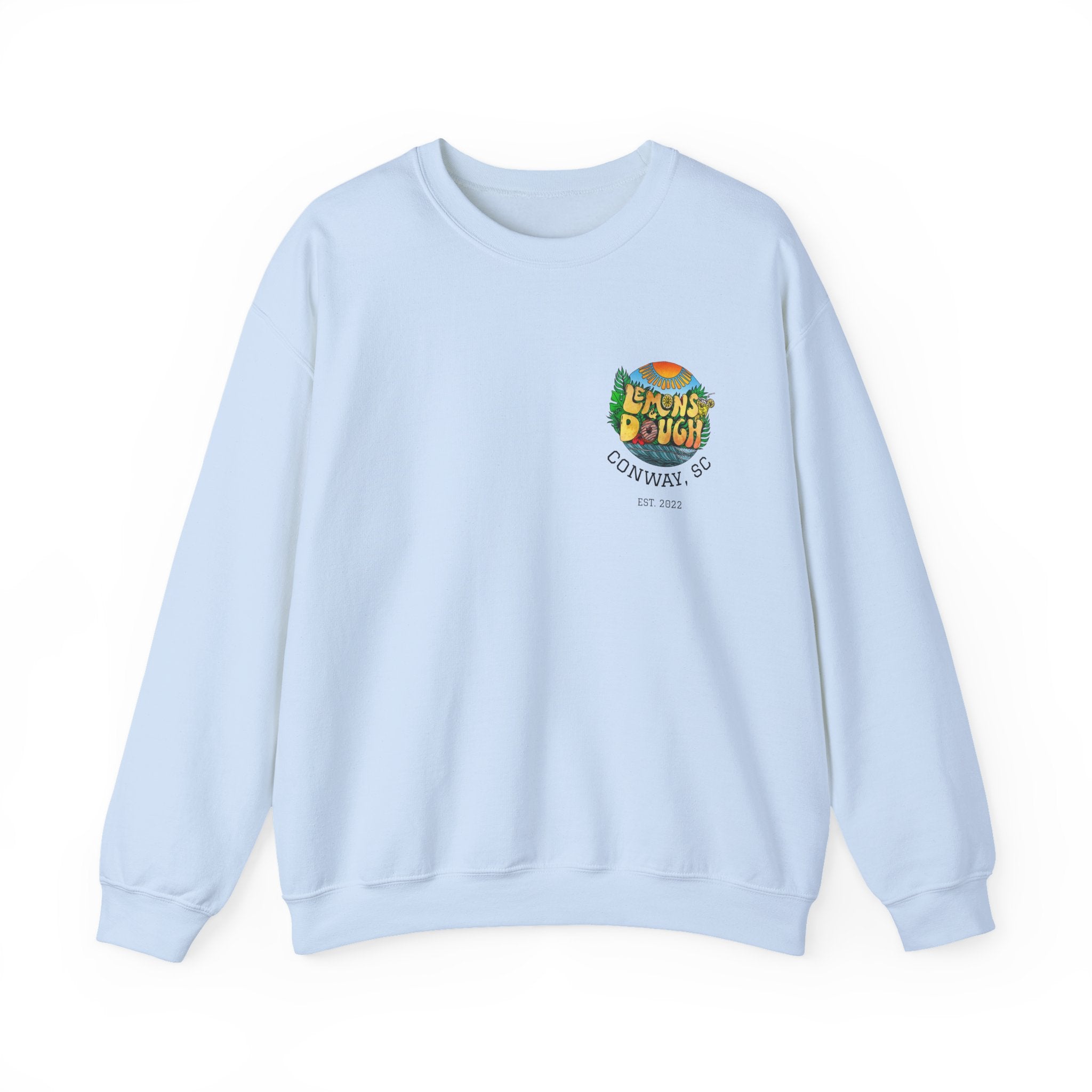 Tropical Vibe Sweatshirt, Unisex Crewneck, Perfect for Summer, Cozy Gift for Friends, Ideal for Casual Outings, Unique Graphic Tee